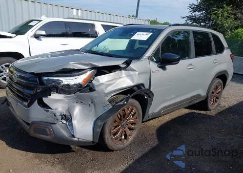 2025 Subaru Forester Hybrid Sport из США, поврежденный, VIN JF2SLSJD1SH405318